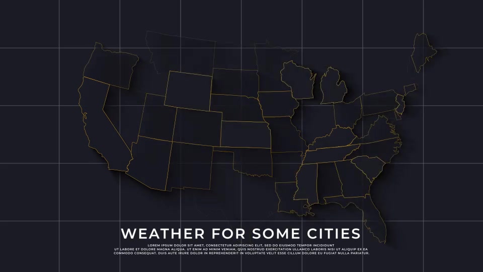 USA Map Promo Ver 0.2 Videohive 39323443 After Effects Image 9