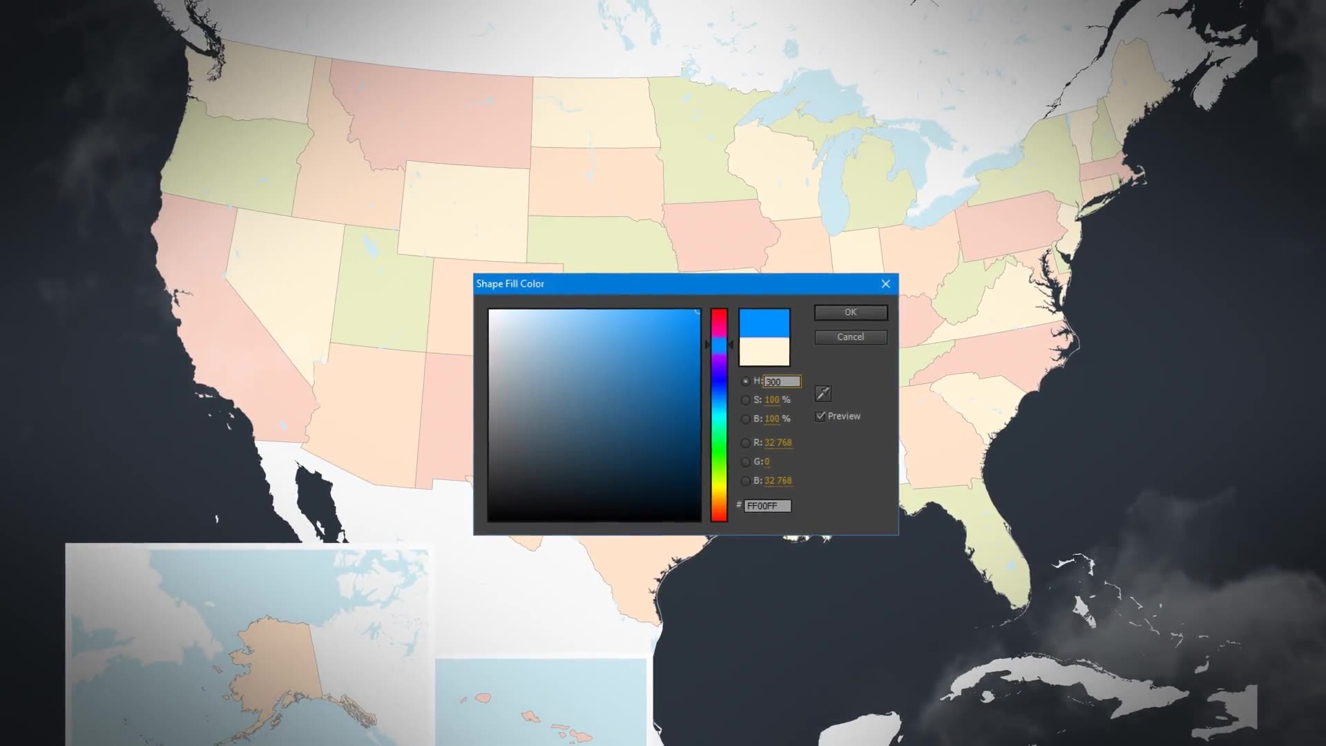 USA Map: United States of America with States Videohive 23986214 After Effects Image 3