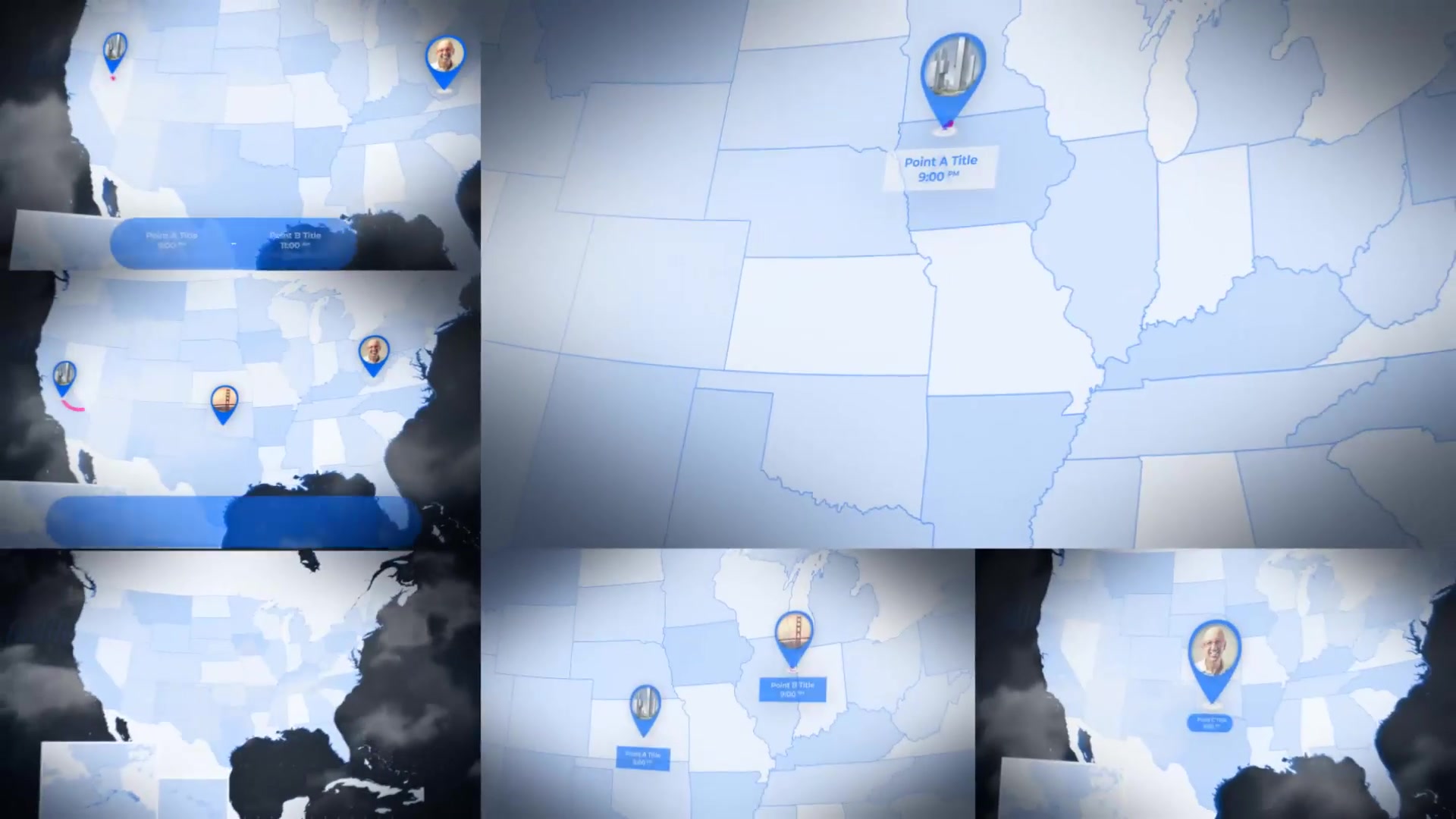 USA Map: United States of America with States Videohive 23986214 After Effects Image 8