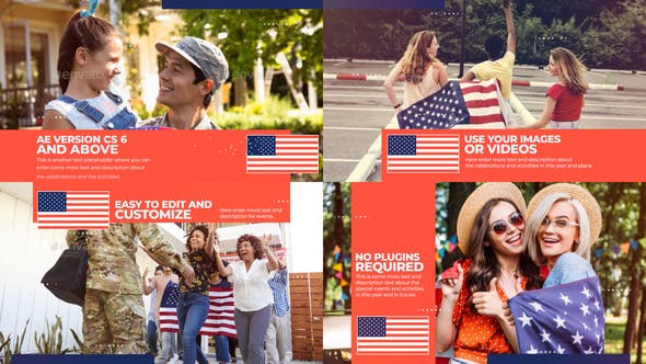 USA Patriotic Celebration Slideshow - Download 27430317 Videohive