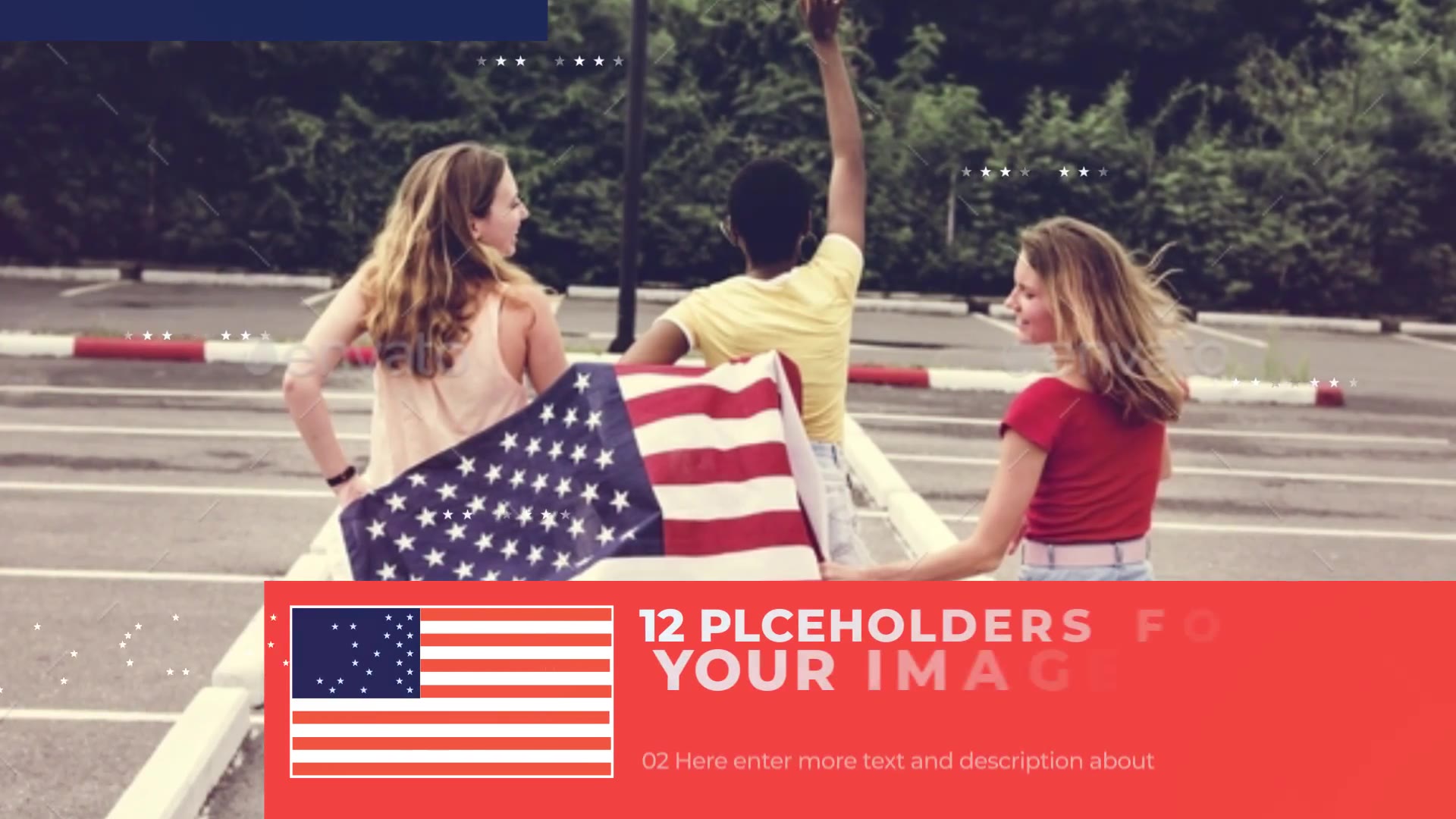 USA Patriotic Celebration Slideshow MOGRT Videohive 32640134 Premiere Pro Image 3
