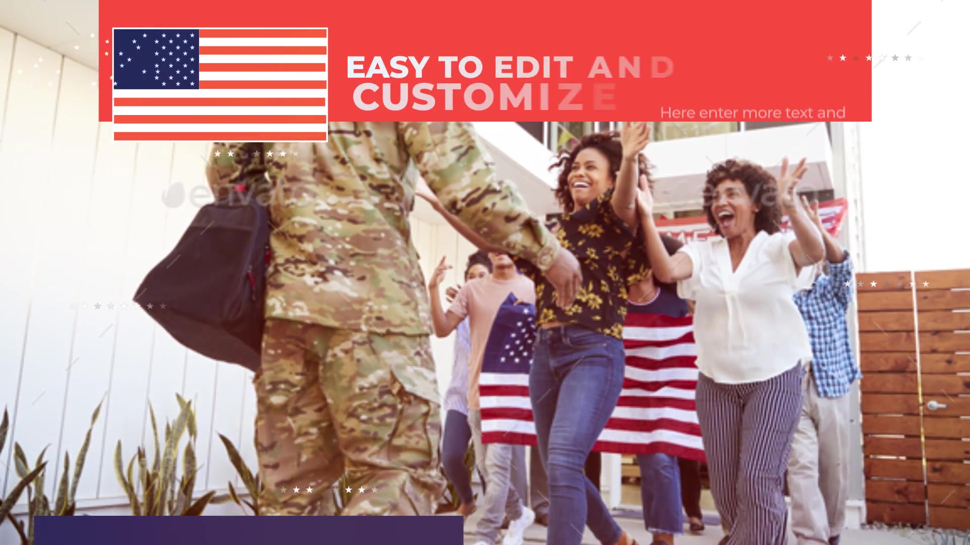 USA Patriotic Celebration Slideshow MOGRT Videohive 32640134 Premiere Pro Image 6