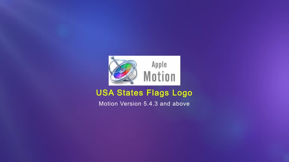 USA States Flag Logo Apple Motion Videohive 32168702 Apple Motion Image 1
