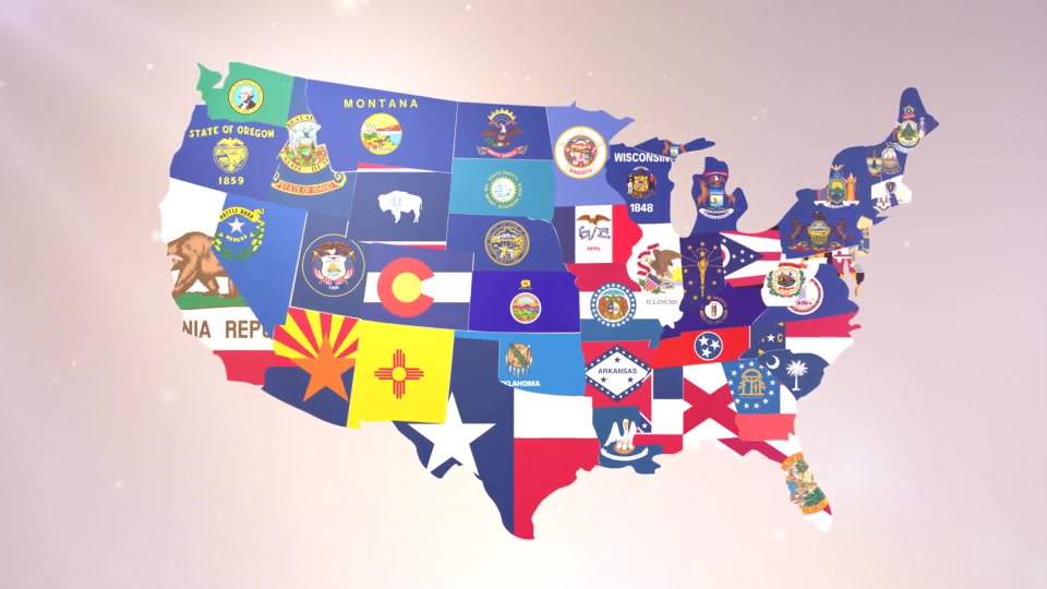 USA States Flag Logo Premiere Pro Videohive 26816876 Premiere Pro Image 9