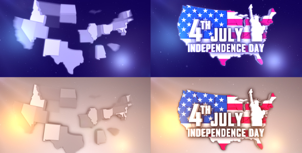 USA States Patriotic Logo - Download Videohive 16569329