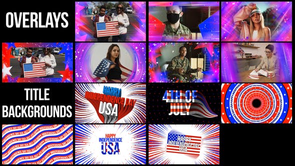 USA Title Backgrounds & Overlays - Download 32688222 Videohive