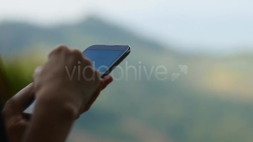Using Touch Screen Mobile Phone  Videohive 6776043 Stock Footage Image 2