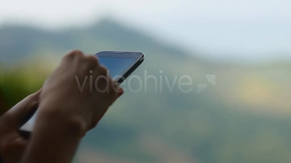 Using Touch Screen Mobile Phone  Videohive 6776043 Stock Footage Image 8