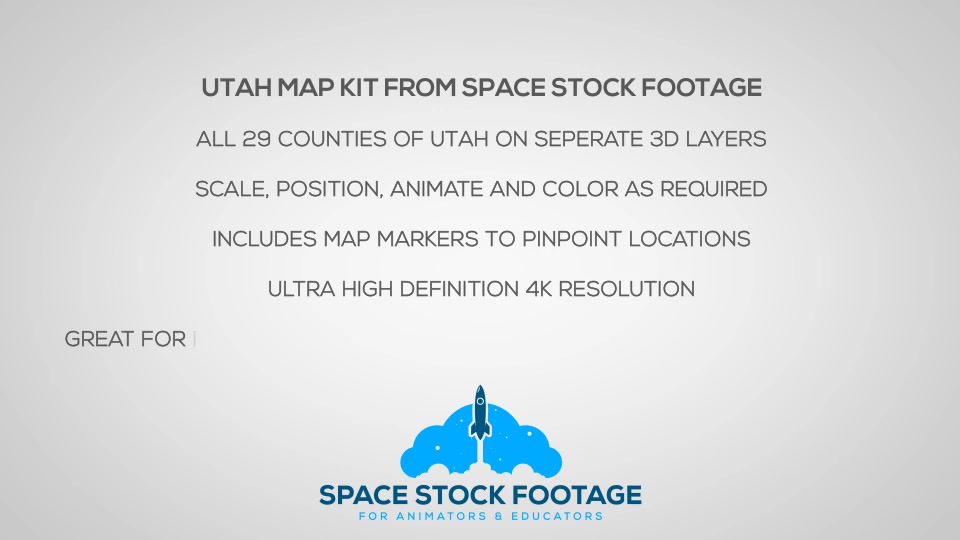 Utah Map Kit - Download Videohive 20805099