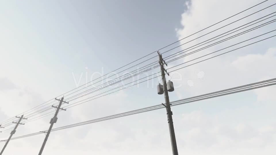 Utility Poles On The Road - Download Videohive 17212230