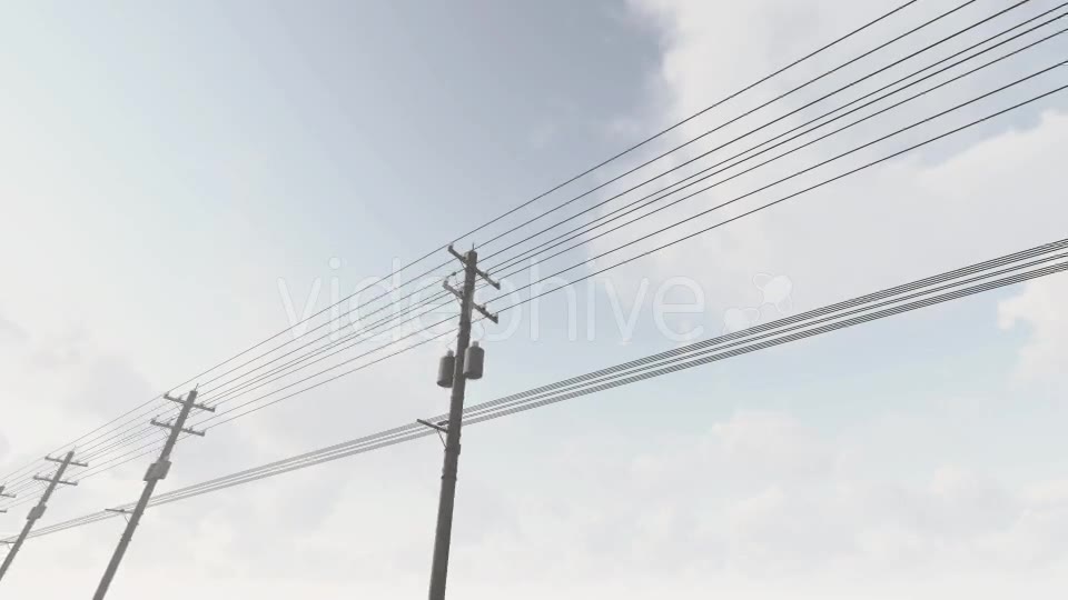 Utility Poles On The Road - Download Videohive 17212230