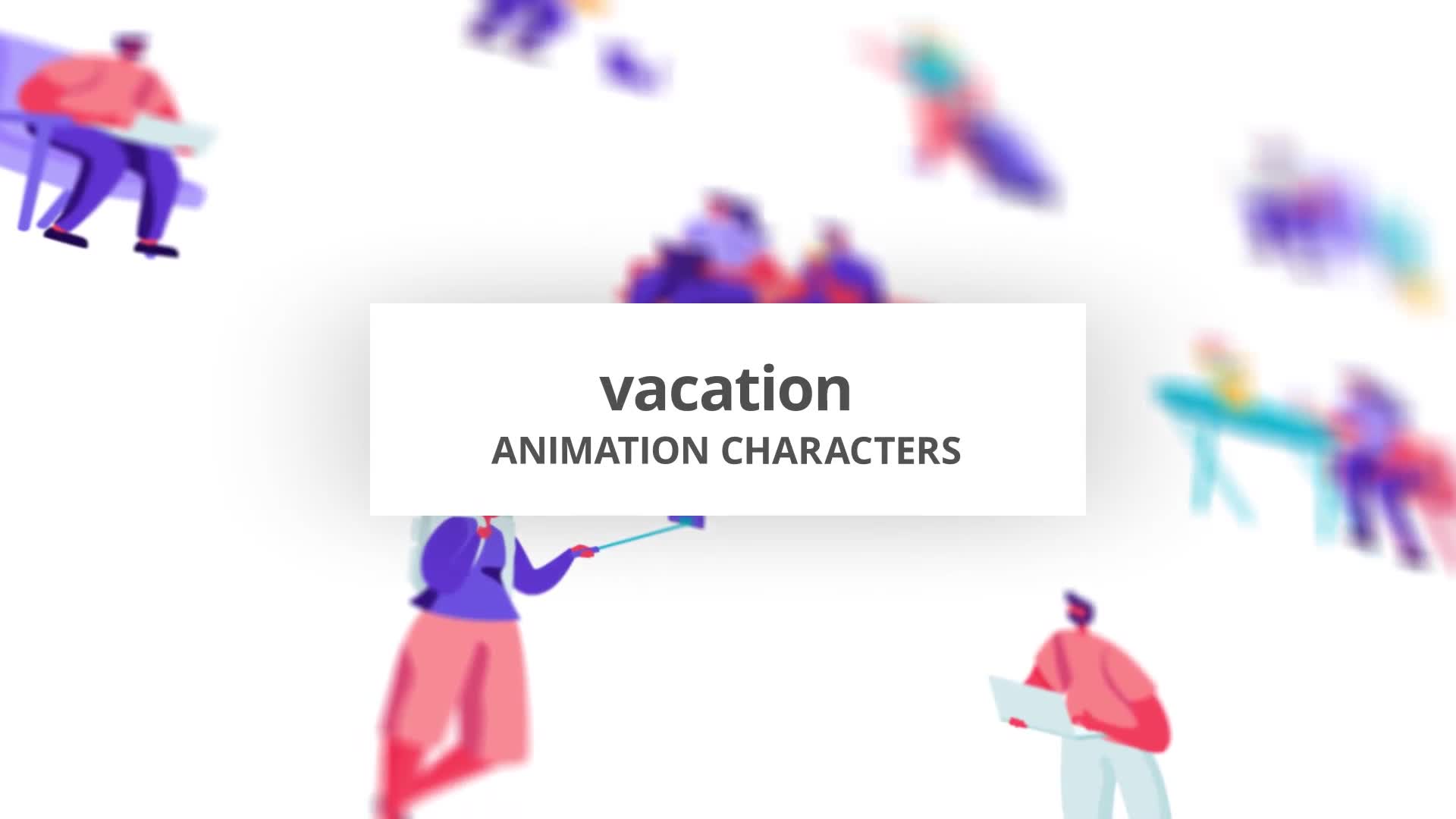 Vacation Character Set Videohive 32842691 After Effects Image 1