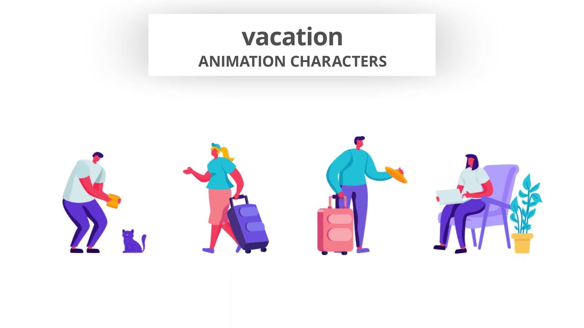 Vacation Character Set Videohive 32842691 After Effects Image 4