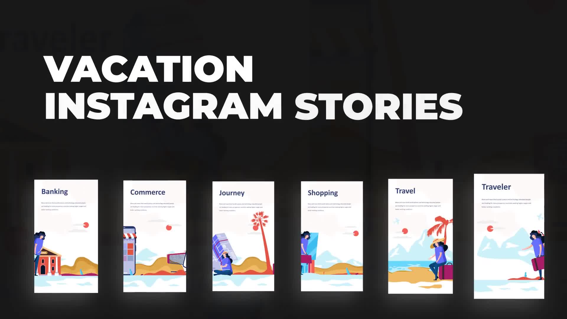 Vacation Instagram Stories Videohive 30297010 Premiere Pro Image 1