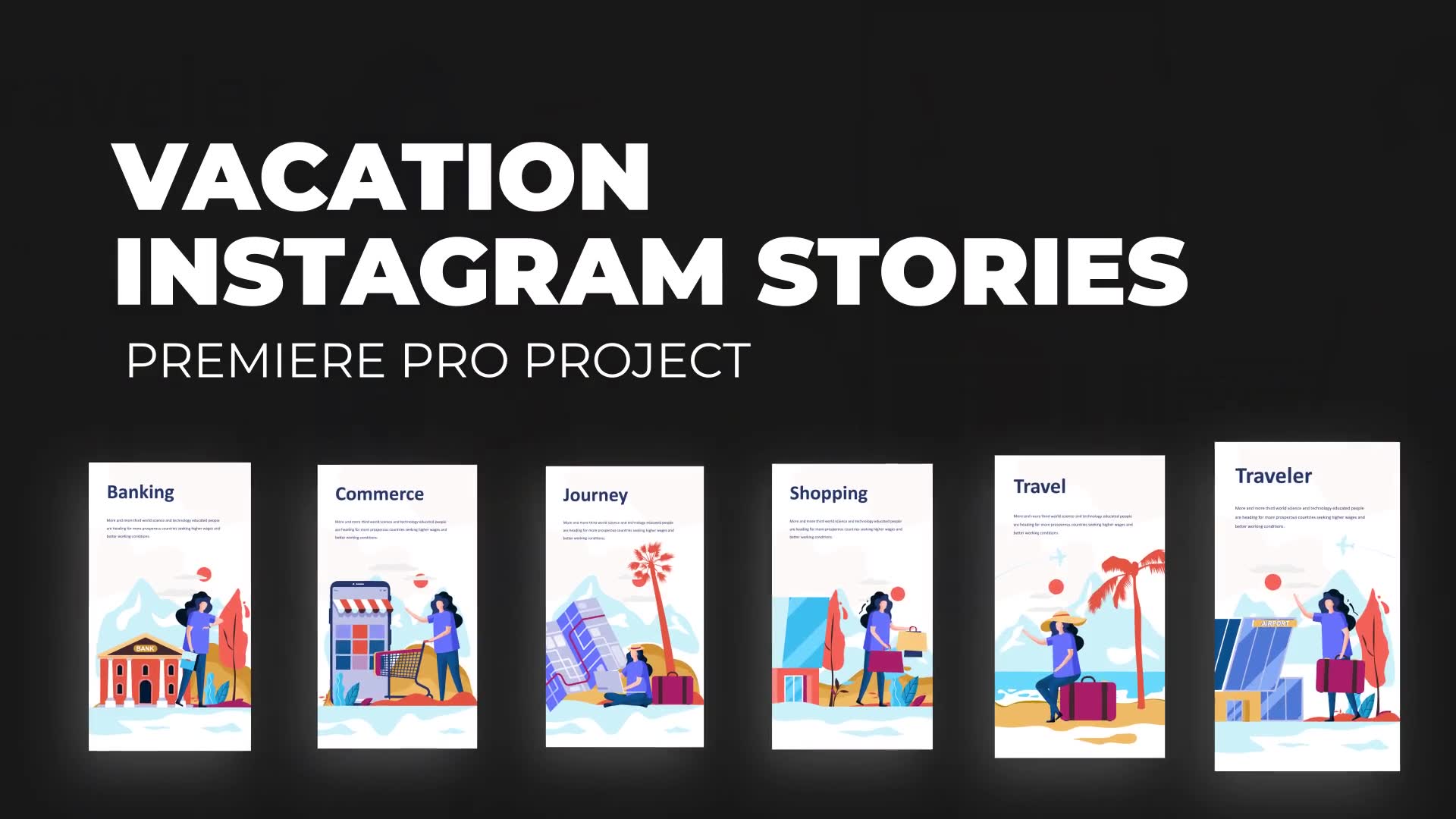 Vacation Instagram Stories Videohive 30297010 Premiere Pro Image 3