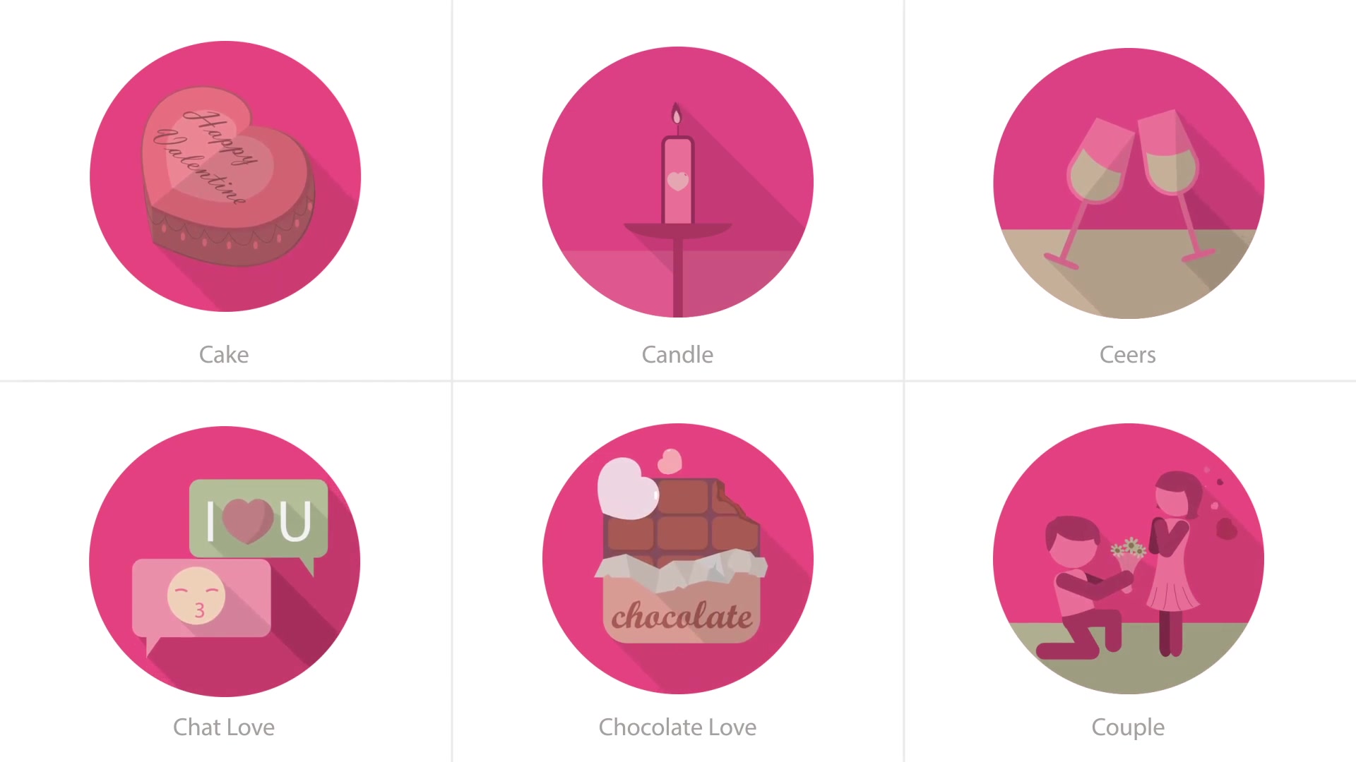 Valentine Animation Icons | After Effects Videohive 30291301 After Effects Image 5