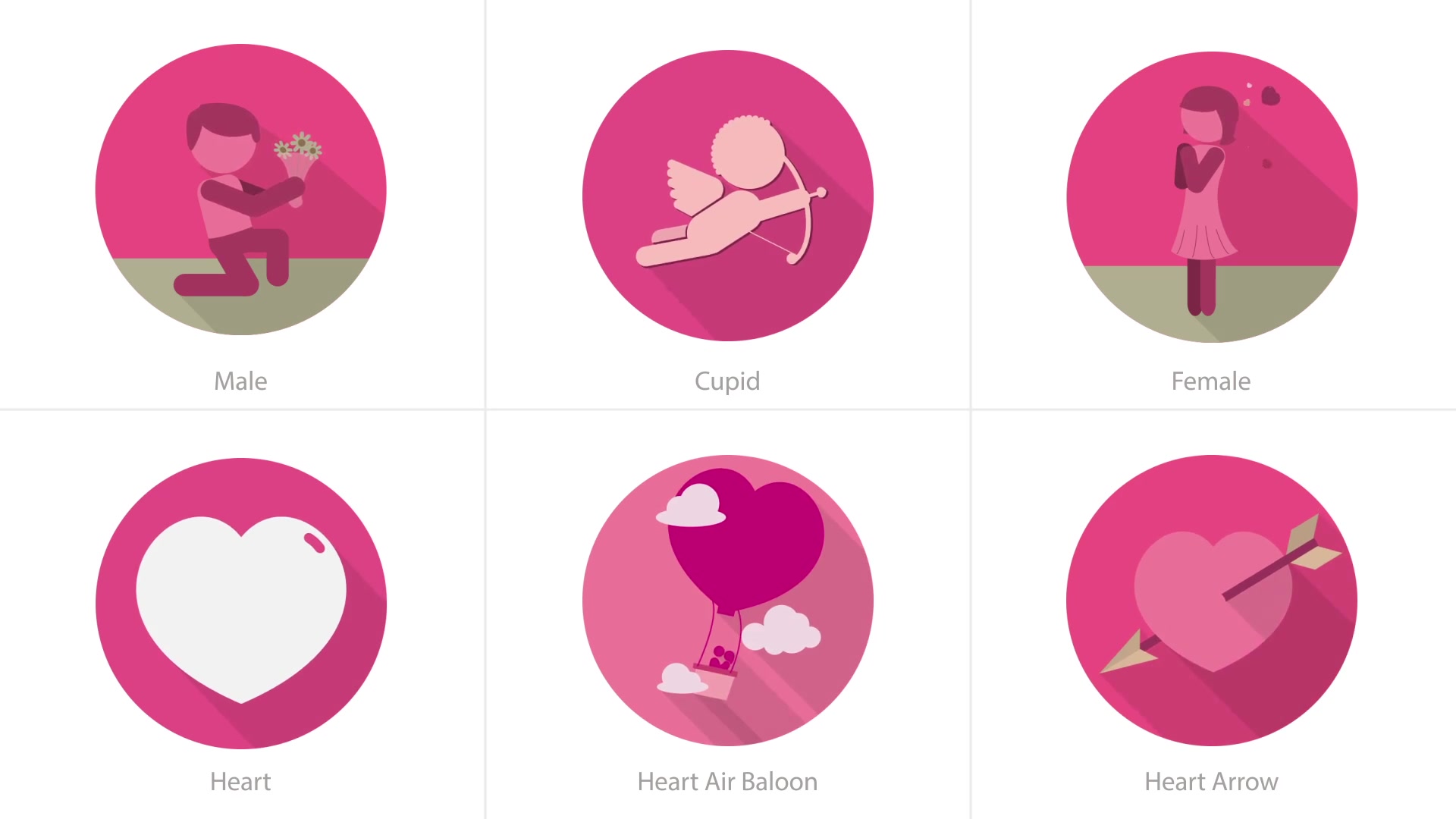 Valentine Animation Icons | After Effects Videohive 30291301 After Effects Image 6