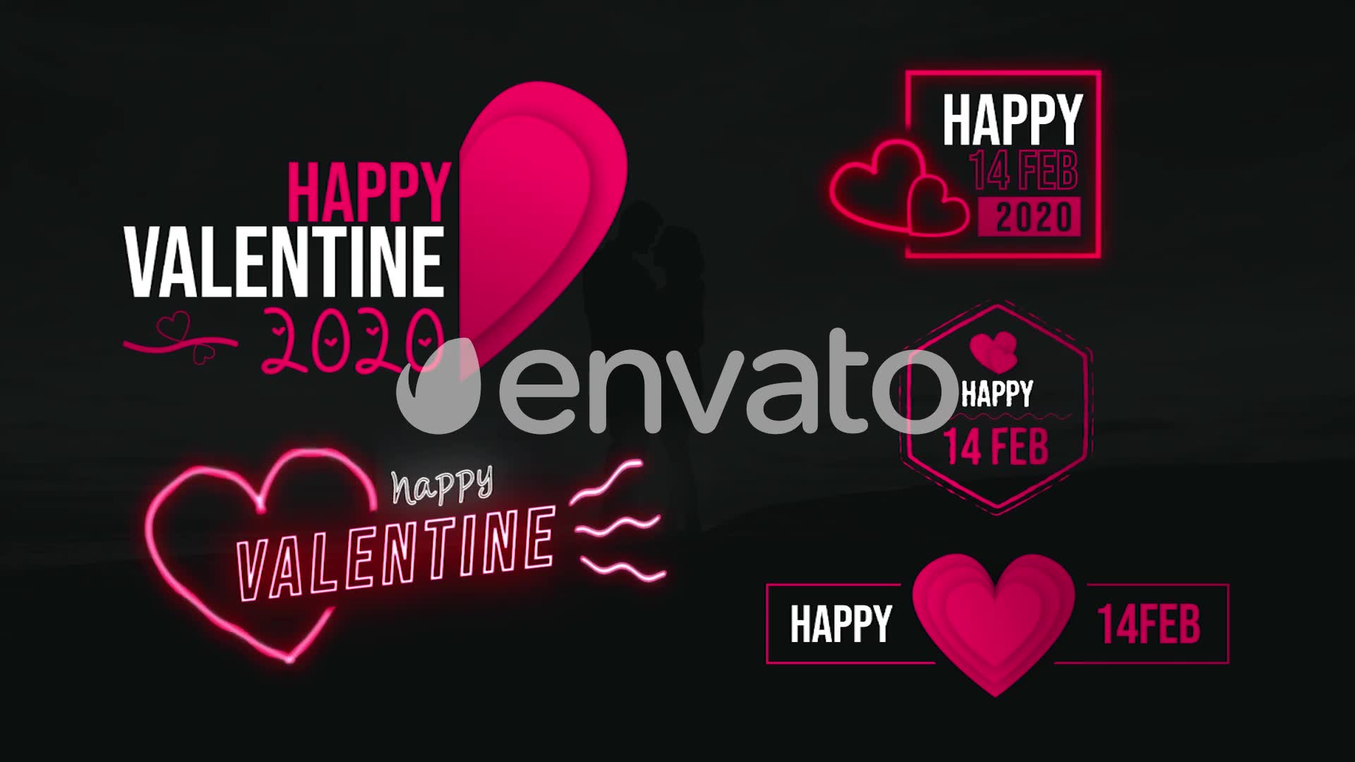 Valentine Clean Titles Videohive 30333562 After Effects Image 2