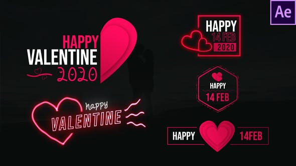 Valentine Clean Titles - Videohive Download 30333562