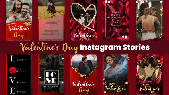 Valentine Day Instagram Stories - Videohive 35654439 Download