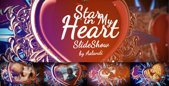 Valentine Day Star in My Heart SlideShow Photo Gallery - Download Videohive 14080381