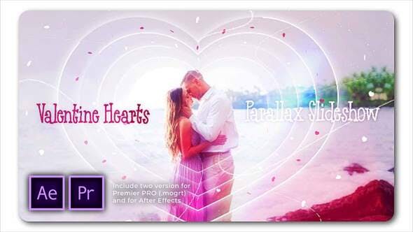 Valentine Hearts Parallax Slideshow - 29855913 Download Videohive