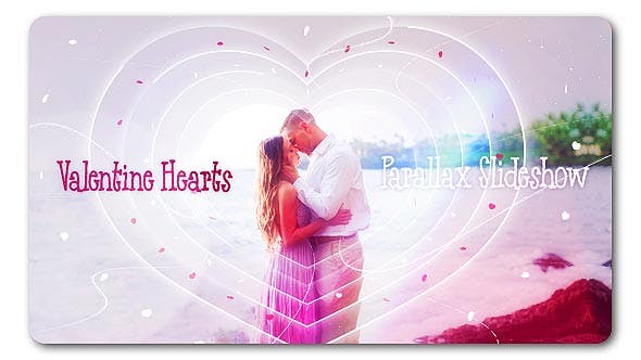 Valentine Hearts | Parallax Slideshow - Download 19301008 Videohive