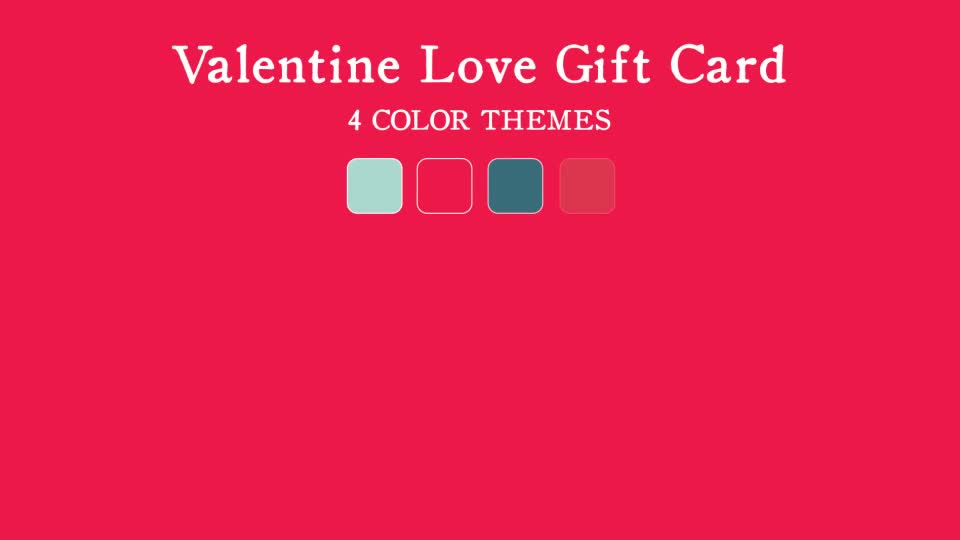 Valentine Love Gift Card Videohive 14674801 After Effects Image 1