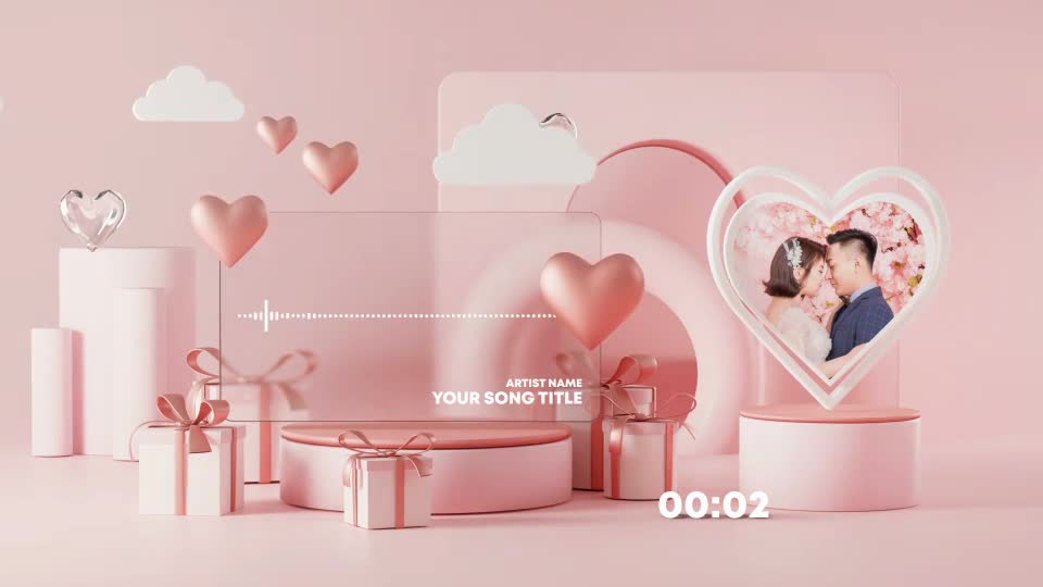Valentine Music and Podcast Visualizer Videohive 30203365 After Effects Image 1