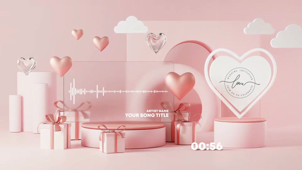 Valentine Music and Podcast Visualizer Videohive 30203365 After Effects Image 10