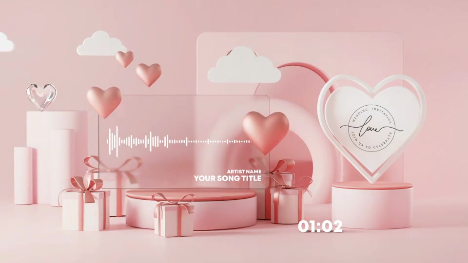 Valentine Music and Podcast Visualizer Videohive 30203365 After Effects Image 11