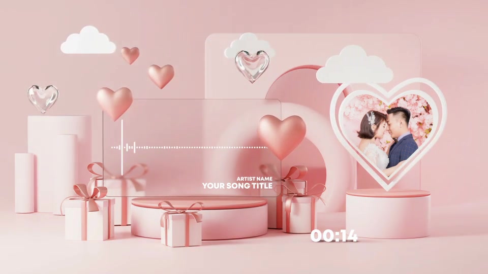 Valentine Music and Podcast Visualizer Videohive 30203365 After Effects Image 3