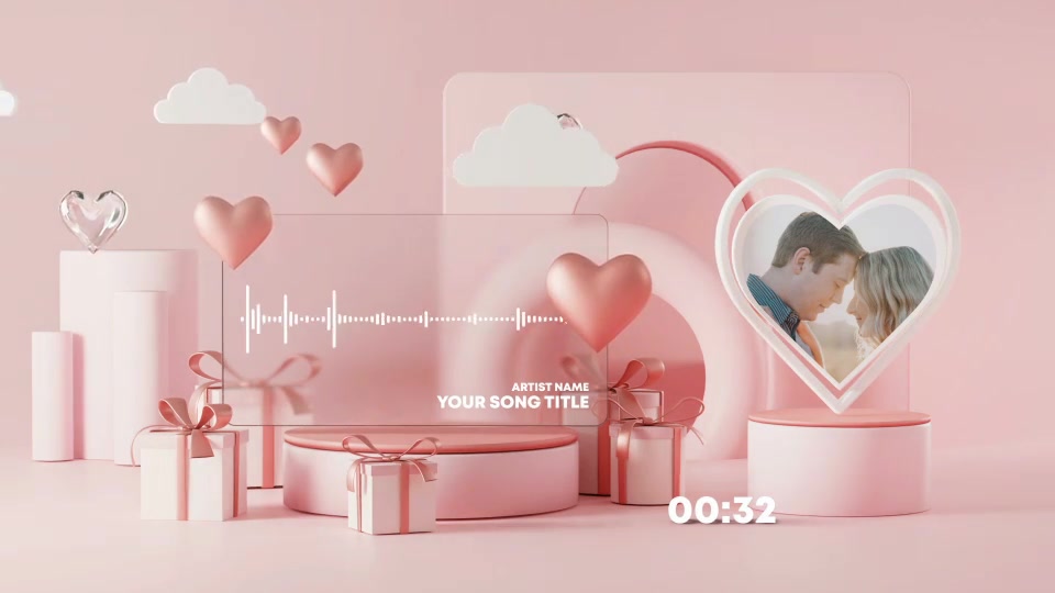 Valentine Music and Podcast Visualizer Videohive 30203365 After Effects Image 6