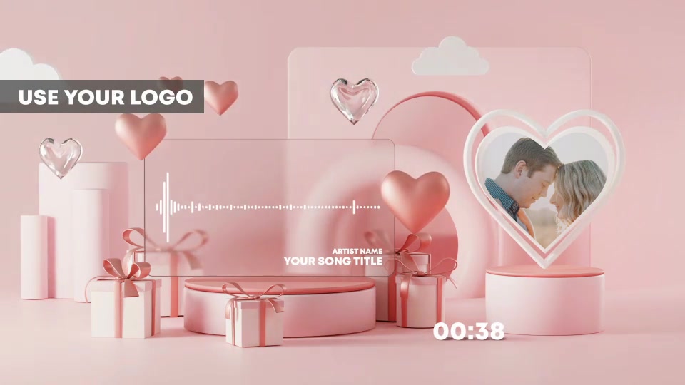 Valentine Music and Podcast Visualizer Videohive 30203365 After Effects Image 7
