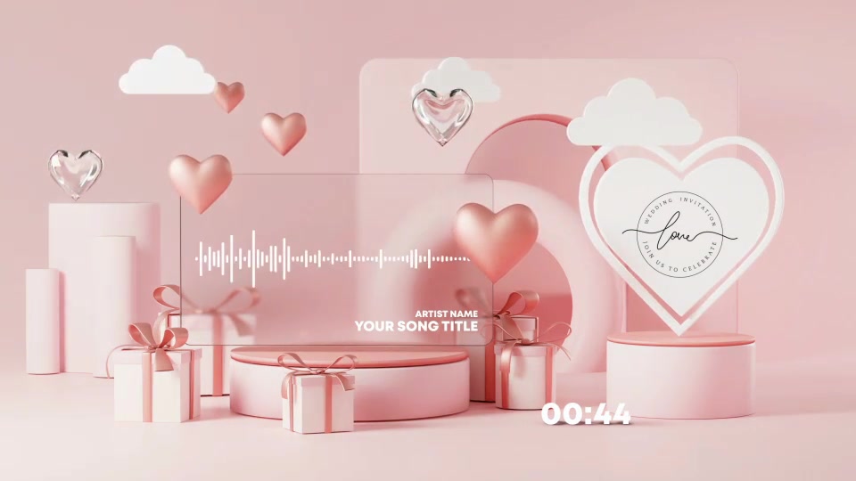 Valentine Music and Podcast Visualizer Videohive 30203365 After Effects Image 8