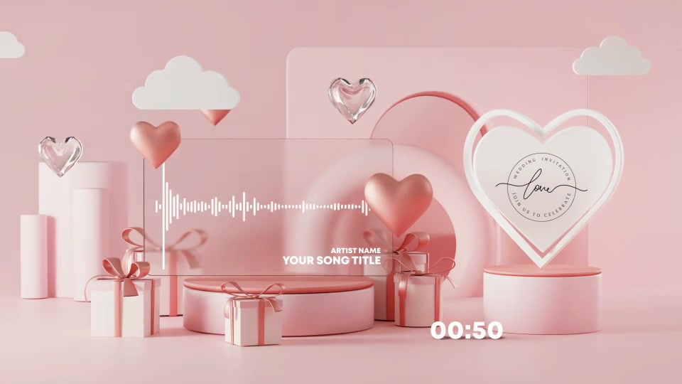 Valentine Music and Podcast Visualizer Videohive 30203365 After Effects Image 9