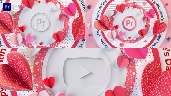 Valentines Day Logo - 36076232 Videohive Download