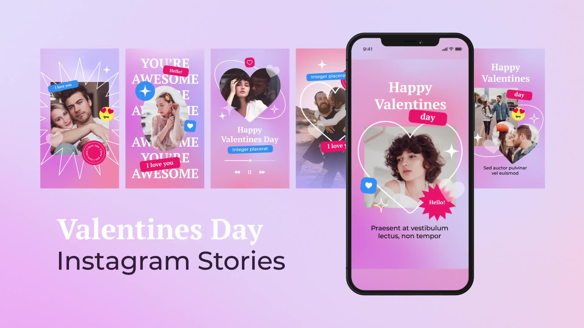 Valentines Day Love Instagram Stories Videohive 30313104 After Effects Image 1