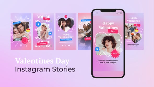 Valentines Day Love Instagram Stories - Download 30313104 Videohive