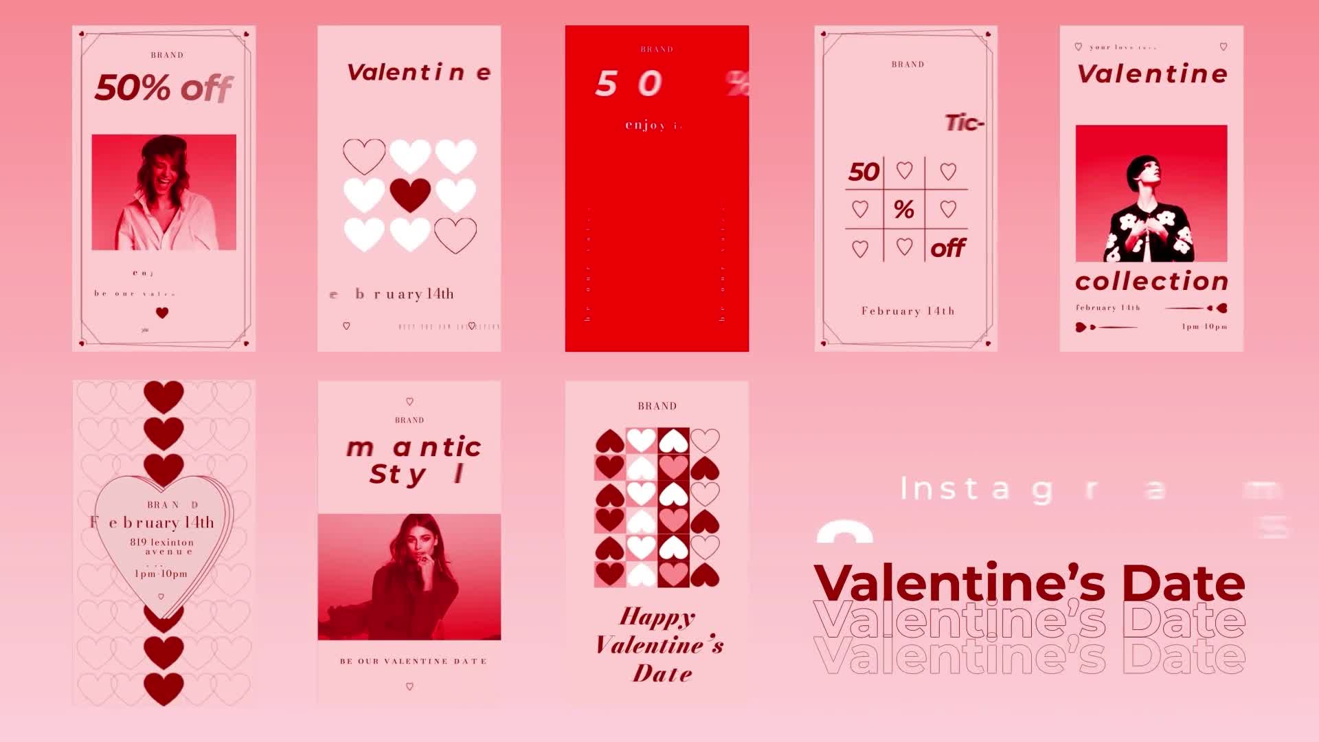Valentines Day Sale Instagram Stories B237 Videohive 35852124 After Effects Image 1