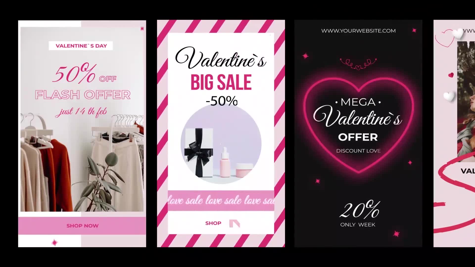 Valentines Day Stories instagram Videohive 30310810 After Effects Image 2