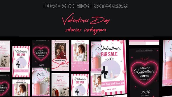 Valentines Day Stories instagram - Videohive 30310810 Download
