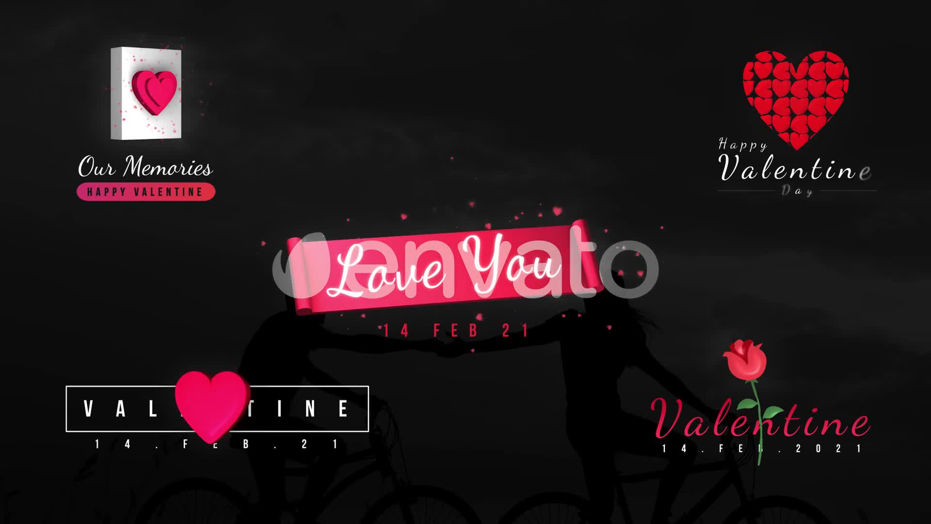 Valentines Day Titles Videohive 30495367 Apple Motion Image 1