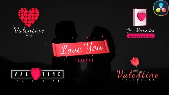 Valentines Day Titles - Download Videohive 30474476