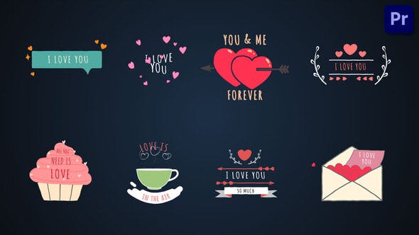 Valentines Day titles [Premiere Pro] - Download 36178248 Videohive