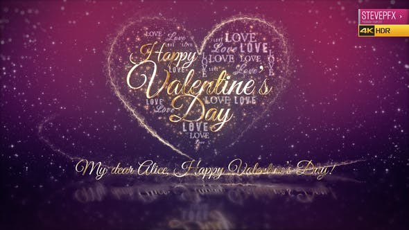 Valentines Day Wishes - Videohive Download 30233363
