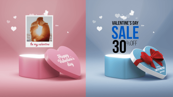 Valentines Gift Box - Videohive 25583917 Download