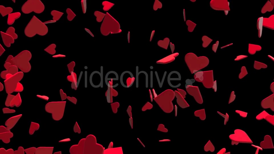 Valentines Hearts Flying - Download Videohive 21323730