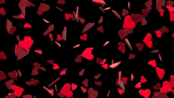 Valentines Hearts Flying - Download Videohive 21323730