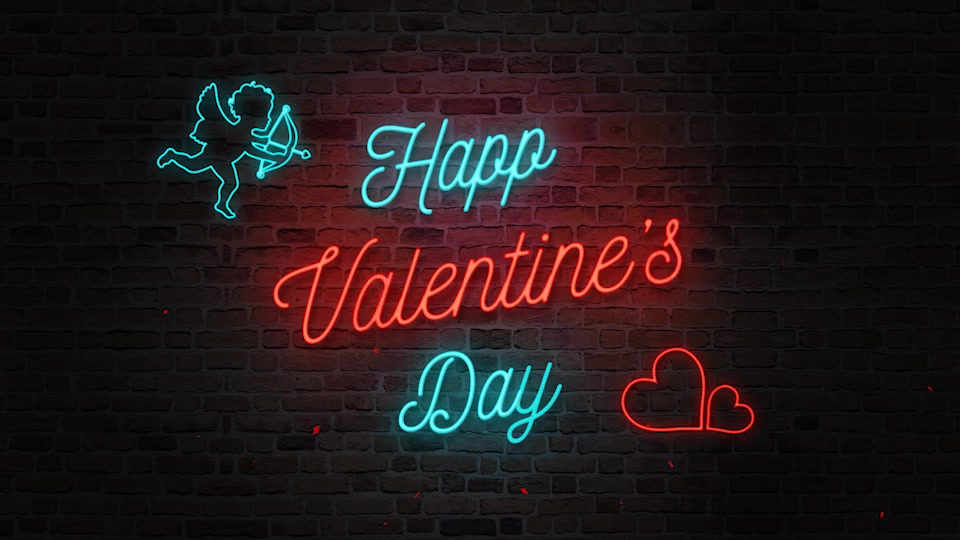 Valentine’s Neon Greeting & Party Invitation Videohive 21347949 After Effects Image 3